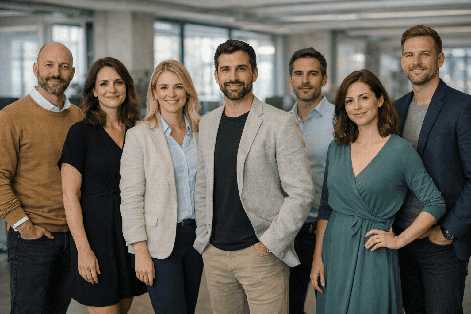 Team working on AI trading platform — Foudre Placoria